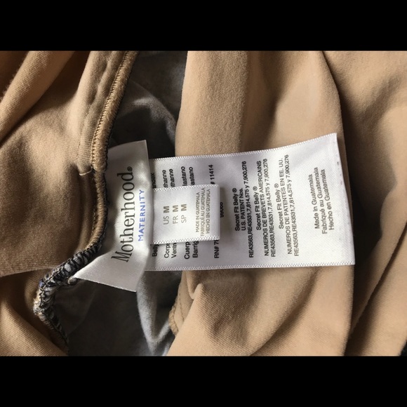 Motherhood Maternity Cropped Leggings - Picture 3 of 3